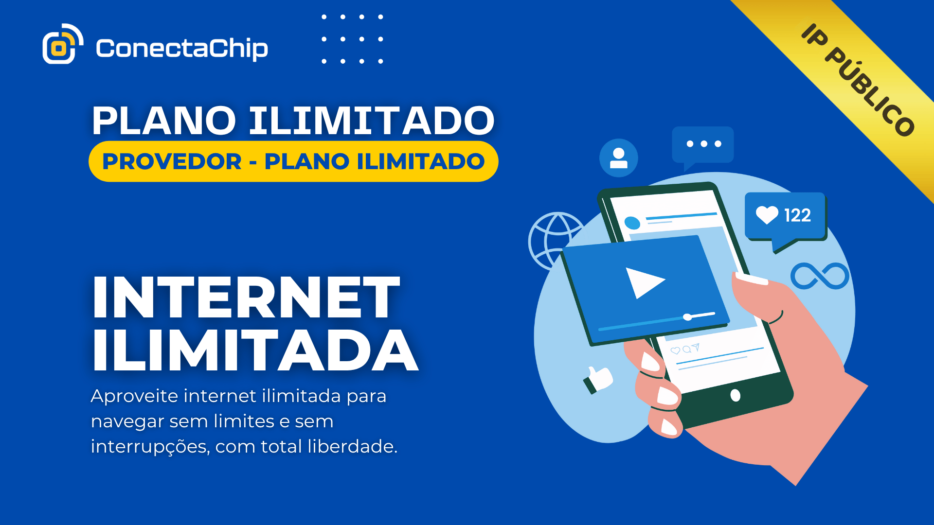 Provedor - Ilimitado IP Público